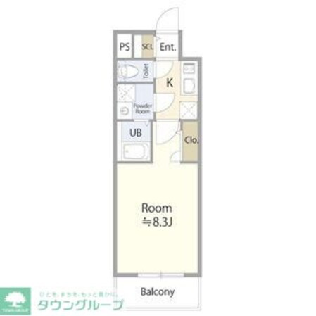 エスリード上前津LIVIAの物件間取画像